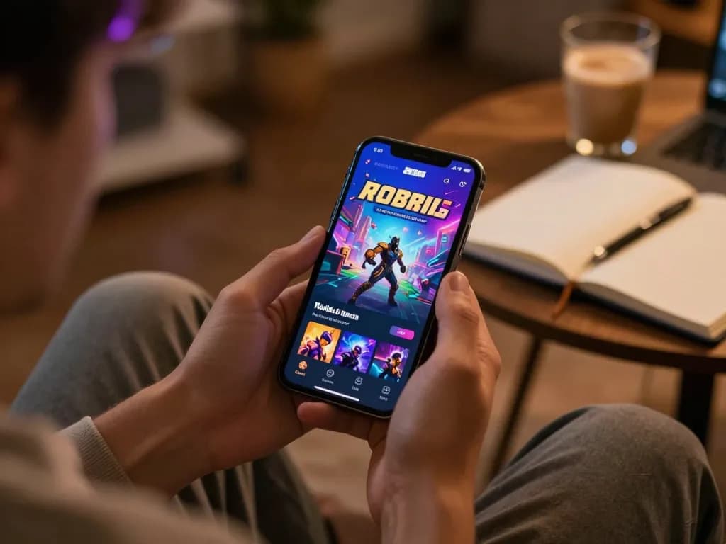 Player engaging with the 888b mobile app, highlighting exciting gaming experience