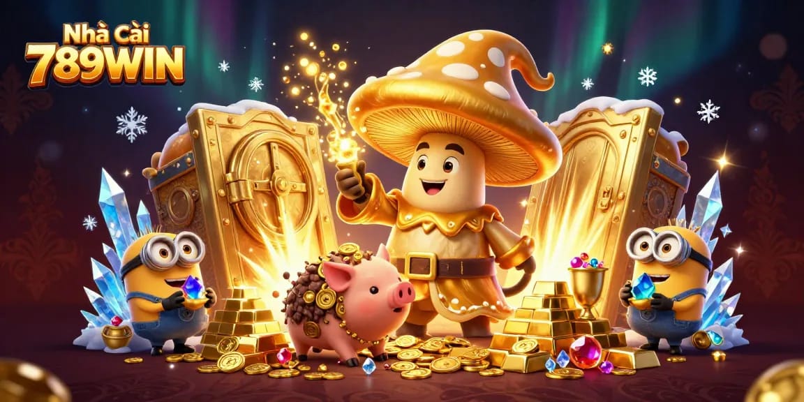 Experience the thrilling world of Nhà cái 789WIN with treasures, magical characters, and casino excitement.