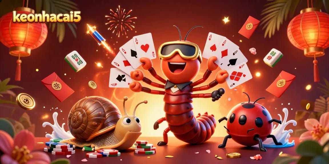 Experience thrilling gameplay with keonhacai5 as a lively dealer entertains bets.