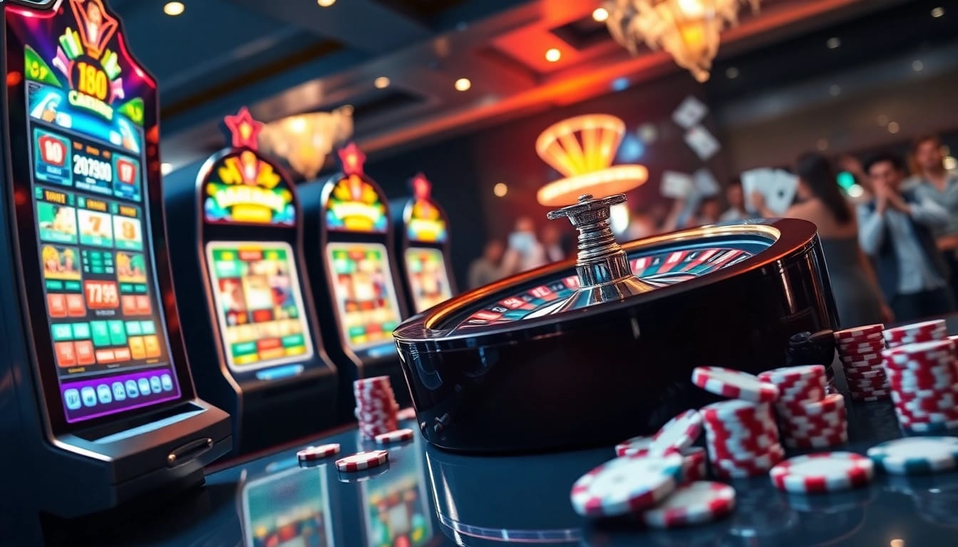 Experience thrilling gaming at TG88 with vibrant slot machines and poker action.