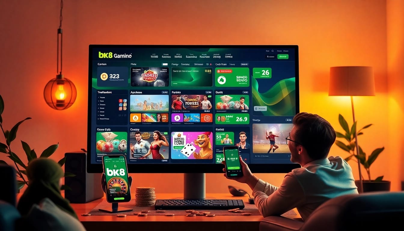 Engaging online gambling experience on bk860s.com with vibrant casino games and sports betting.