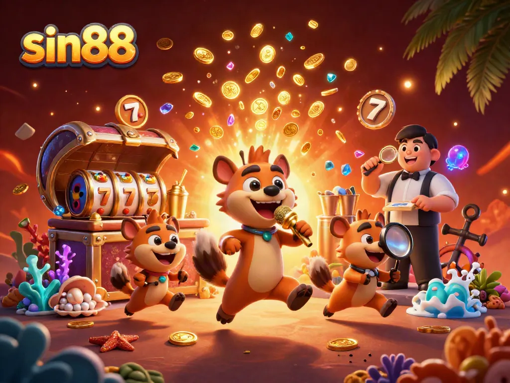 Join the fun at sin88, where hyenas enjoy a vibrant casino scene packed with jackpots and treasures.