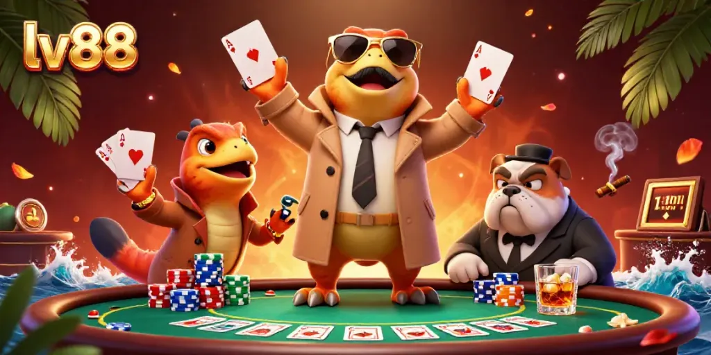 Watch raptors in a trench coat attempting to sneak into the lv88 VIP casino lounge.