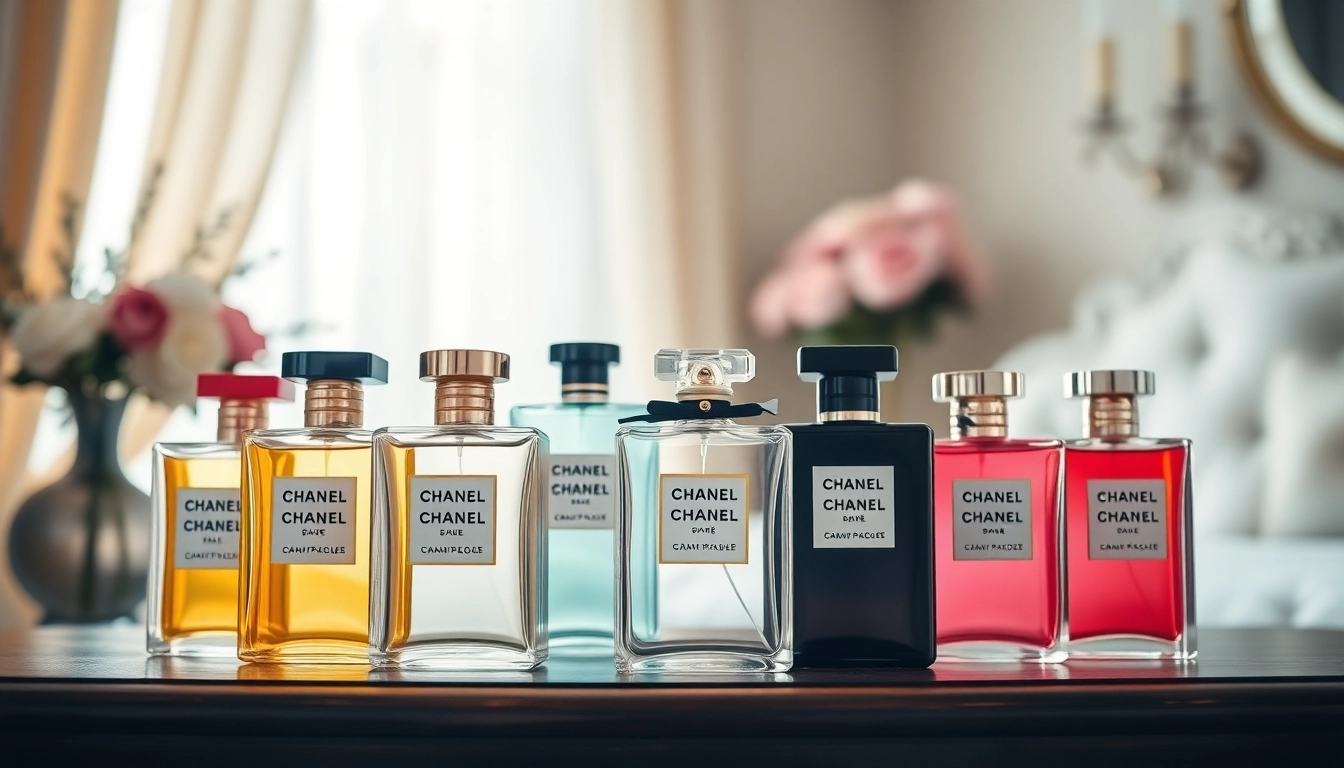 Discover Chanel perfume dupe options with a collection of alluring fragrance bottles.