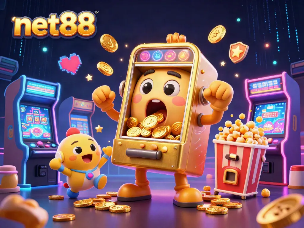 Experience the thrill of winning at net88 with vibrant 3D slot machines and dynamic game elements.