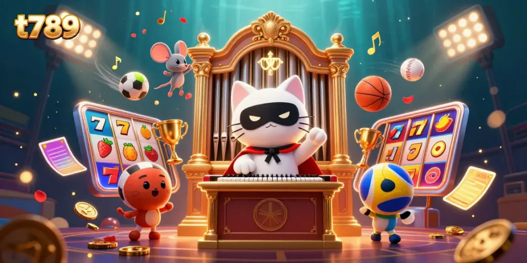 Experience the excitement of t789 casino games with dynamic characters and vibrant gaming elements.