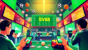 Explore the dynamic interface of Nhà Cái SV88, where sports betting comes to life with exciting features.