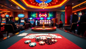 Experience the thrill of gambling at Trang chủ thabet with vibrant casino scenes and engaging gameplay.