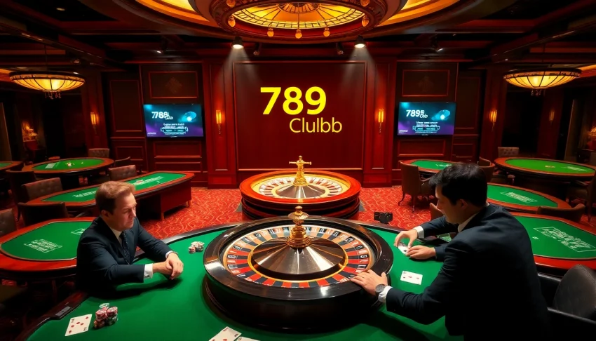 Join the excitement at 789club with vibrant casino tables and engaging games.