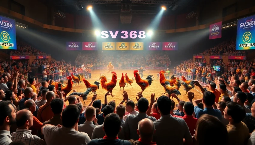 Experience the excitement of SV368 live cockfighting events, showcasing thrilling competitions and interactive betting.