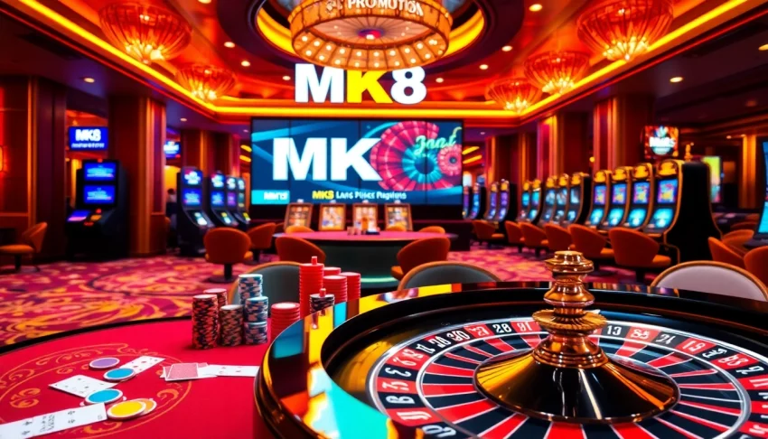 Experience immersive MK8 gambling with vibrant tables and thrilling promotions.