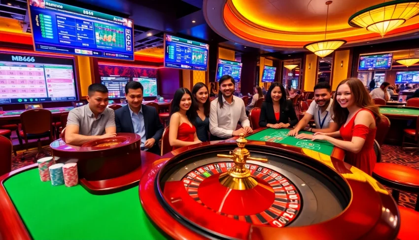 Experience thrilling gameplay at mb66.nyc with diverse casino tables and exciting betting options.