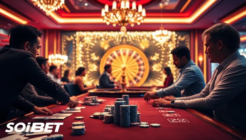 Experience the thrill of gaming at SOIBET with engaging casino action and vibrant atmosphere.