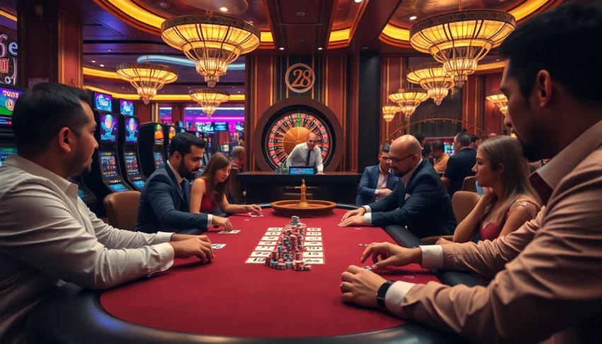Experience high-stakes gaming at Luck8 with a vibrant casino atmosphere and thrilling action.