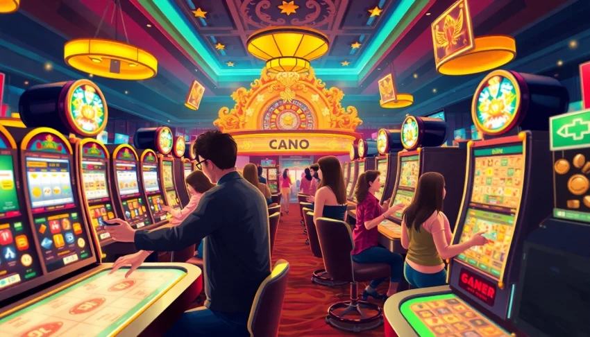 Engaging online gaming scene at good88.hu.net, showcasing vibrant casino atmosphere and players in action.