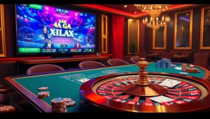 Experience the excitement of Nhà cái đá gà at an elegant online casino with vibrant betting elements.