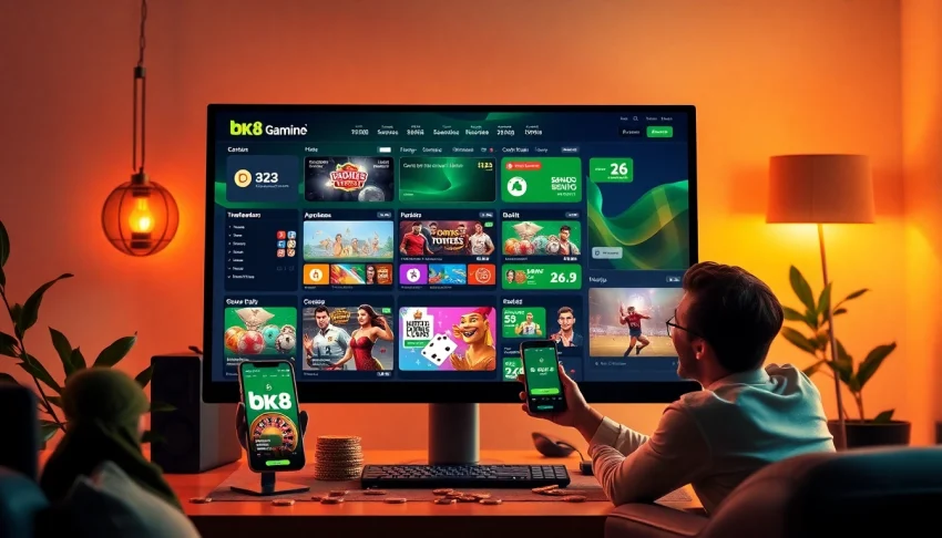 Engaging online gambling experience on bk860s.com with vibrant casino games and sports betting.