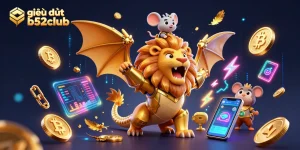 Experience the thrilling giải đấu b52club as it showcases a triumphant chimera creature and dynamic game elements.